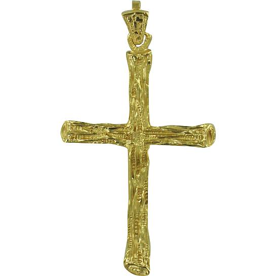 Croce Vescovo pettorale in argento 925 dorato