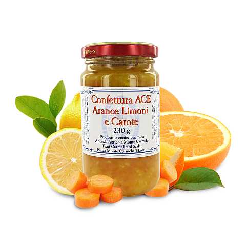Confettura di arance, limoni e carote dei Frati Carmelitani Scalzi - Vasetto 230g