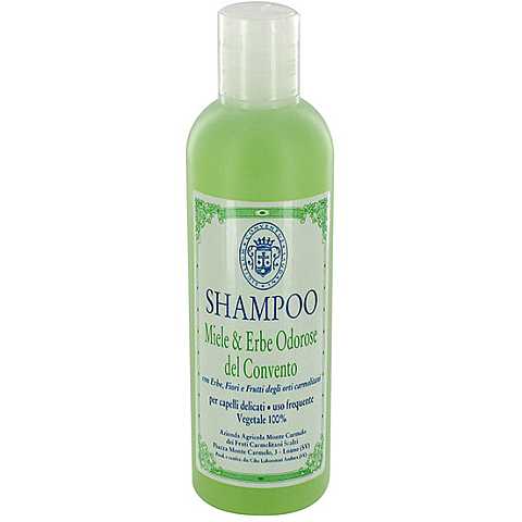 Shampoo al miele e alle erbe odorose dei Frati Carmelitani Scalzi - 250 ml