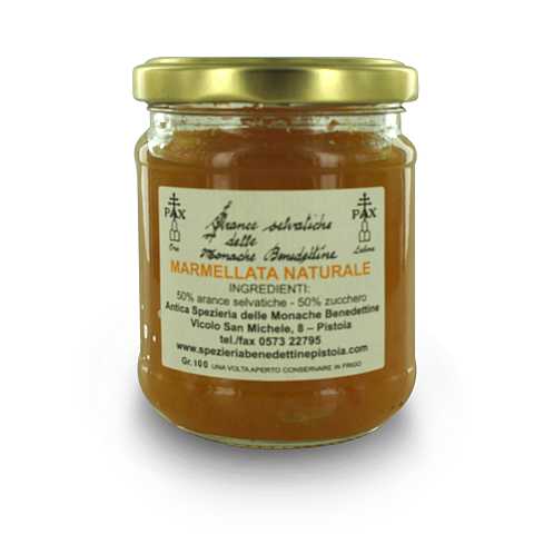 Marmellata di arance selvatiche tritate - vasetto gr 100 della Spezieria delle Monache Benedettine di Pistoia
