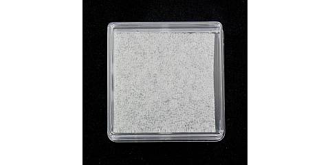 Scatolina Portarosario in plastica rigida quadrata - 3 x 3 cm
