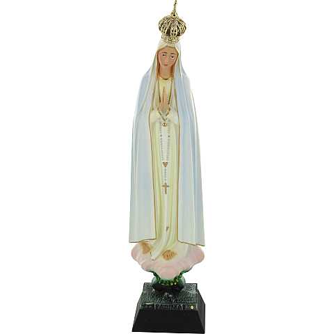 Statua Madonna di Fatima dipinta a mano (circa 15 cm)