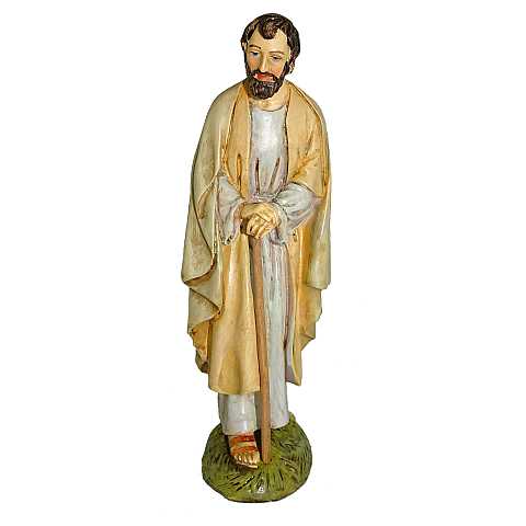 Statuine presepe: San Giuseppe linea Martino Landi per presepio da cm 16