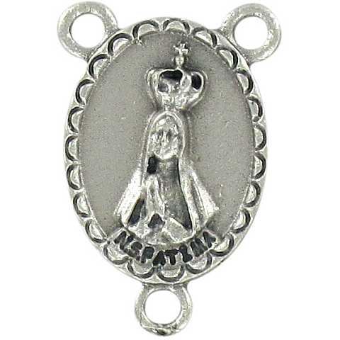 Crociera Fatima in metallo per rosario fai da te - 1,8 cm
