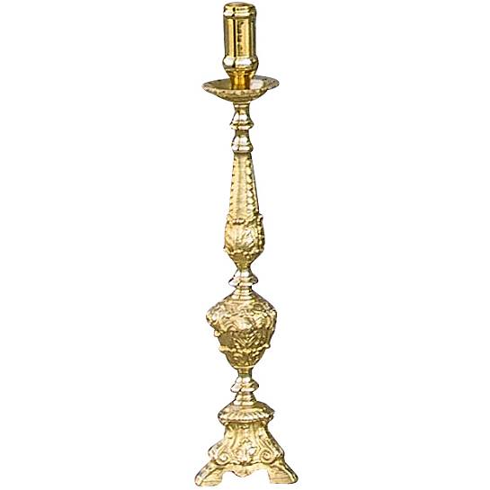 Candeliere in bronzo Barocco ricco - 60 cm