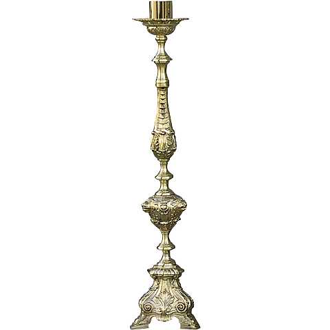 Candeliere in bronzo Barocco ricco - 110 cm 