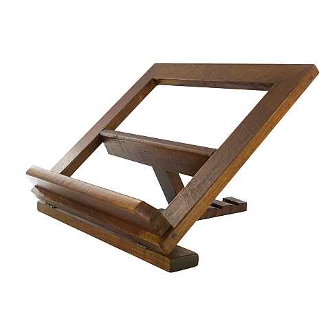 Leggio economico da tavolo in legno - 32x25 cm