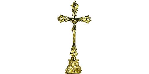Croce su candeliere - 40 cm 
