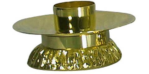 Candeliere in metallo dorato - Ø 15 cm