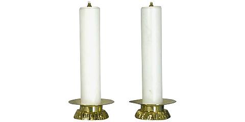 coppia candelieri 647 con finte candele