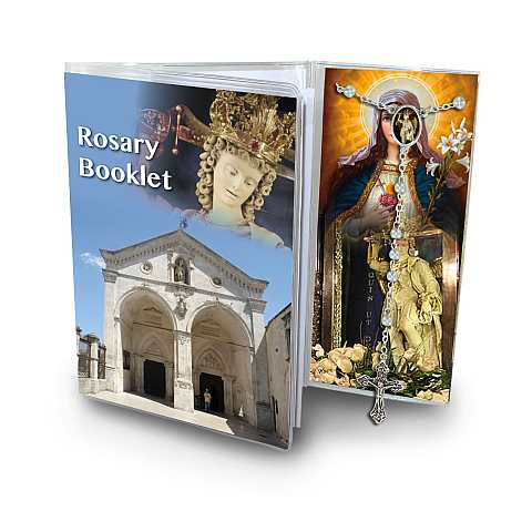Libretto con rosario Santuario di San Michele Arcangelo  A Monte S. Angelo) – inglese