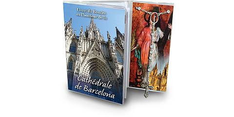 Libretto con Rosario Cattedrale di Barcellona - francese