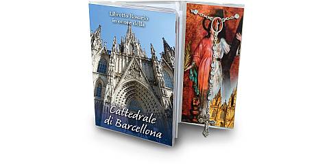 Libretto con Rosario Cattedrale di Barcellona - italiano