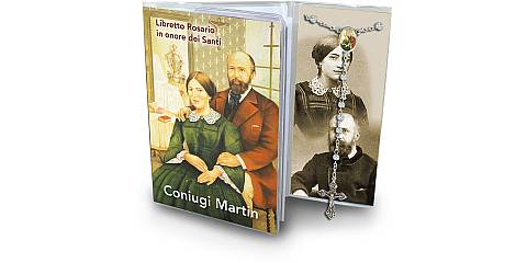 Libretto con rosario Coniugi Martin - italiano
