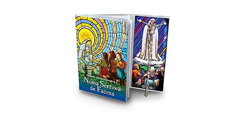 Libretto con rosario Madonna di Fatima - portoghese