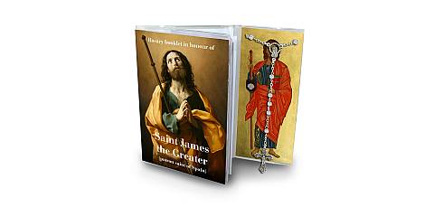 Libretto con rosario San Giacomo il maggiore - inglese