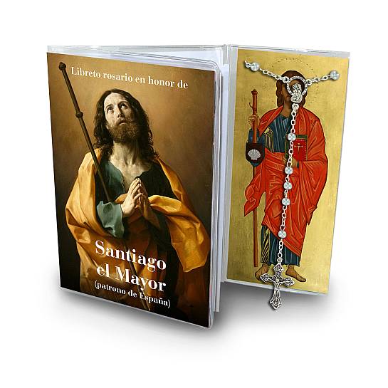 Libretto con rosario Novena di San Giacomo il maggiore - spagnolo