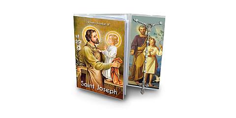 Libretto con rosario San Giuseppe - inglese