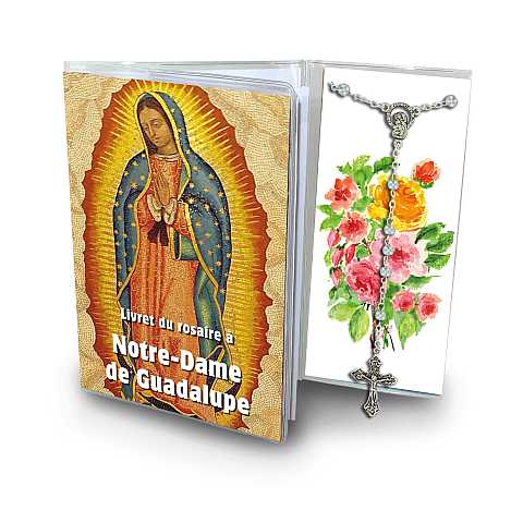 Libretto con Rosario Madonna di Guadalupe (Messico) - francese