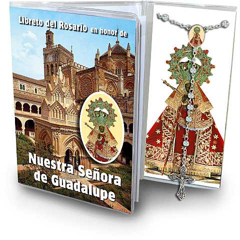 Libretto con Rosario Madonna di Guadalupe (SpagnA - spagnolo