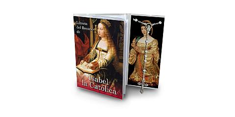 Libretto con rosario Isabel La Catolica - spagnolo