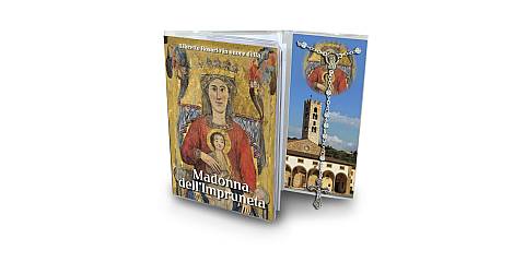 Libretto con rosario Madonna dell'Impruneta - italiano