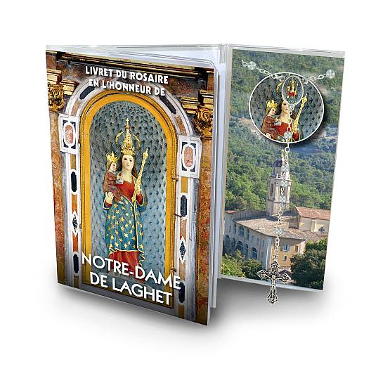 Libretto con Rosario Notre Dame de Laghet - francese