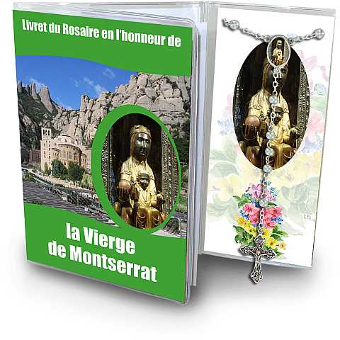 Libretto con Rosario Madonna di Montserrat  - francese