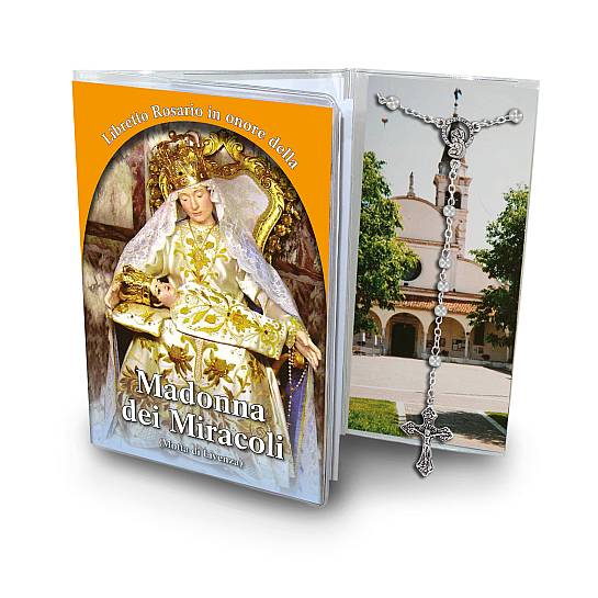 Libretto con rosario Madonna dei Miracoli (versione 1) - Italiano