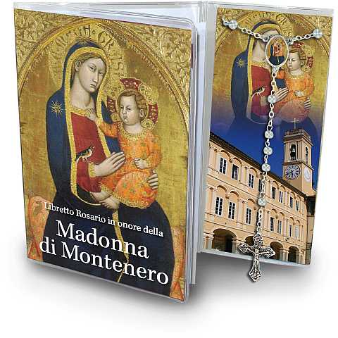 Libretto con Rosario Madonna di Montenero - Italiano