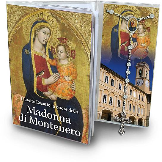 Libretto con Rosario Madonna di Montenero - Italiano