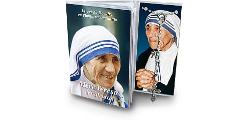 Libretto con Rosario Madre Teresa di Calcutta - francese