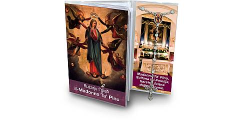 Libretto con Rosario Madonna di Ta' Pinu - maltese