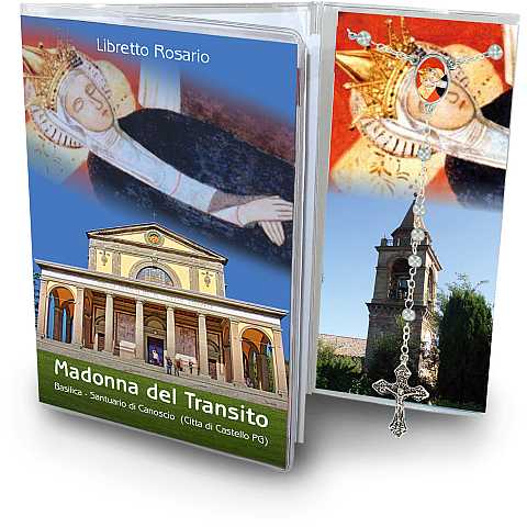 Libretto con rosario Madonna del Transito - Italiano