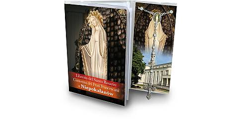 Libretto con rosario Madonna del Convento di NiepoKalanow - italiano