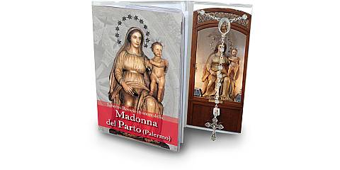 Libretto con rosario Madonna del parto - italiano