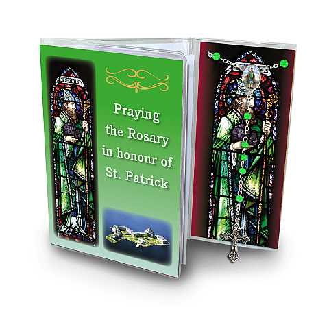 Libretto con rosario San Patrizio (Lough derg) - inglese
