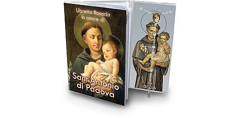 Libretto con Rosario Sant'Antonio di Padova - italiano
