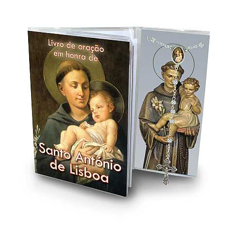 Libretto con rosario Sant'Antonio da Lisbona - portoghese	