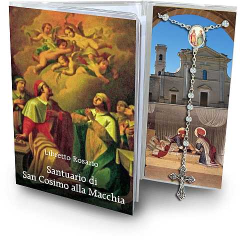 Libretto con rosario Santuario di San Cosimo alla Macchia  Ad OriA - Italiano