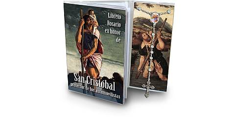 Libretto con Rosario San Cristoforo - spagnolo