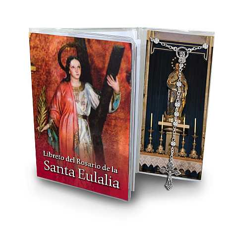 Libretto con rosario Sant Eulalia - spagnolo