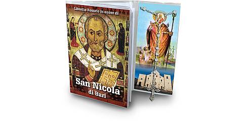 Libretto con rosario San Nicola di Bari - Italiano