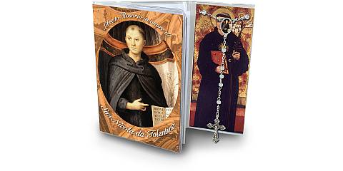 Libretto con rosario San Nicola da Tolentino - italiano