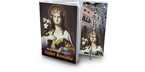 Libretto con rosario Santa Rosalia (Palermo) - inglese