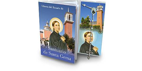 Libretto con rosario Santuario di Santa Gema - spagnolo