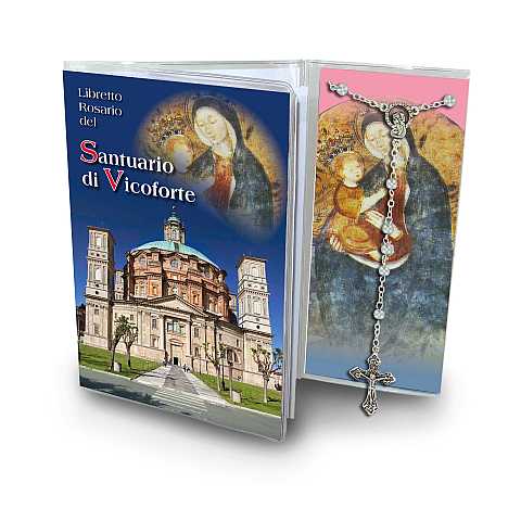  Libretto con rosario Santuario di Vicoforte (Mondovì) - italiano
