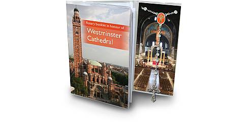 Libretto con rosario Cattedrale di Westminster - inglese