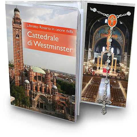 Libretto con rosario Cattedrale di Westminster - italiano
