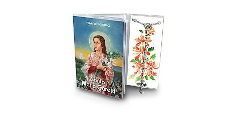Libretto della Novena a Santa Maria Goretti, con rosario, testi in italiano